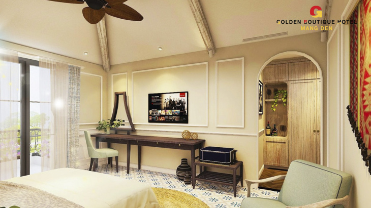 golden boutique hotel – khách sạn 4 sao sang trọng bậc nhất măng đen