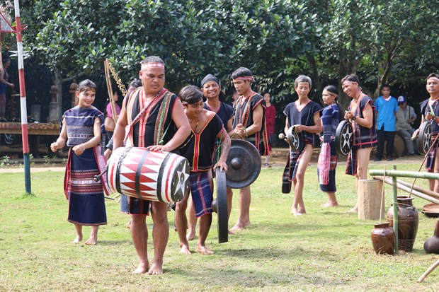 Lễ mừng lúa mới người Ba Na ở huyện Kbang