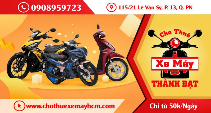 Top 20 Địa chỉ cho thuê xe máy TPHCM giá rẻ uy tín tốt nhất Sài Gòn