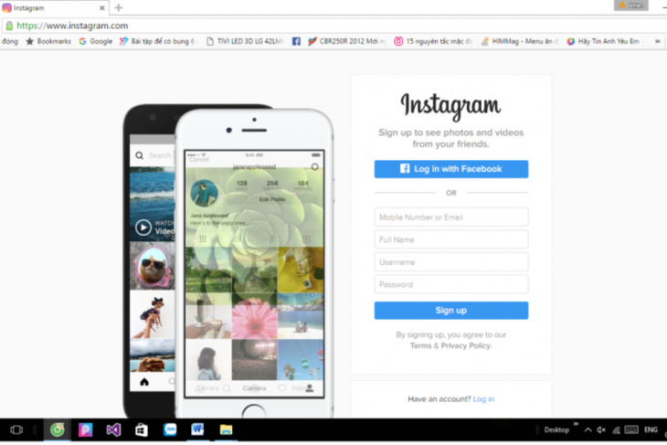 instagram, instagram for pc, instagram trên máy tính, ứng dụng instagram, cách sử dụng instagram trên máy tính cực đơn giản