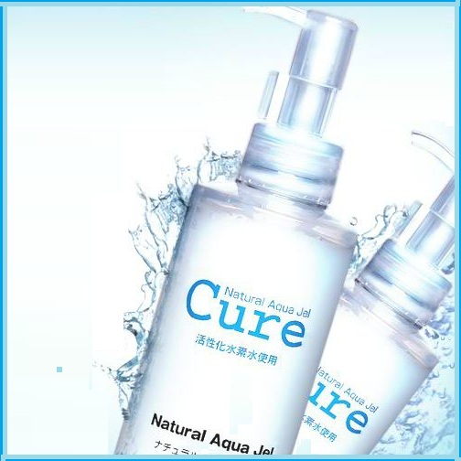 cure natural aqua gel, my pham nhat, tay da chet, tay te bao chet, cách dùng& cảm nhận sau khi dùng tẩy da chết cure aqua gel