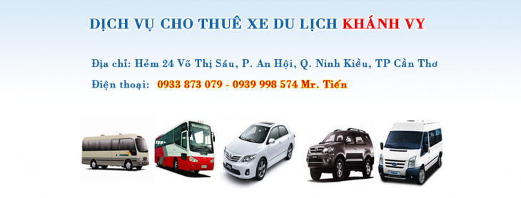 khám phá, trải nghiệm, top 5 dịch vụ thuê xe ô tô tại cần thơ đi các tỉnh miền tây uy tín