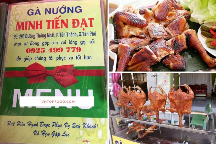 Lưu gấp 19 quán gà nướng quận Tân Phú siêu ngon siêu hấp dẫn