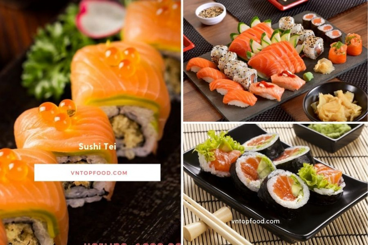 khám phá, trải nghiệm, list nhà hàng quán sushi gần đây ngon nổi tiếng chuẩn vị nhật