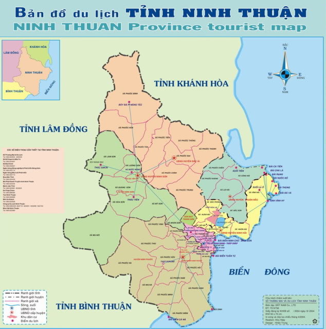 khám phá, trải nghiệm, bản đồ du lịch và hành chính tỉnh ninh thuận nhiều địa điểm nhất