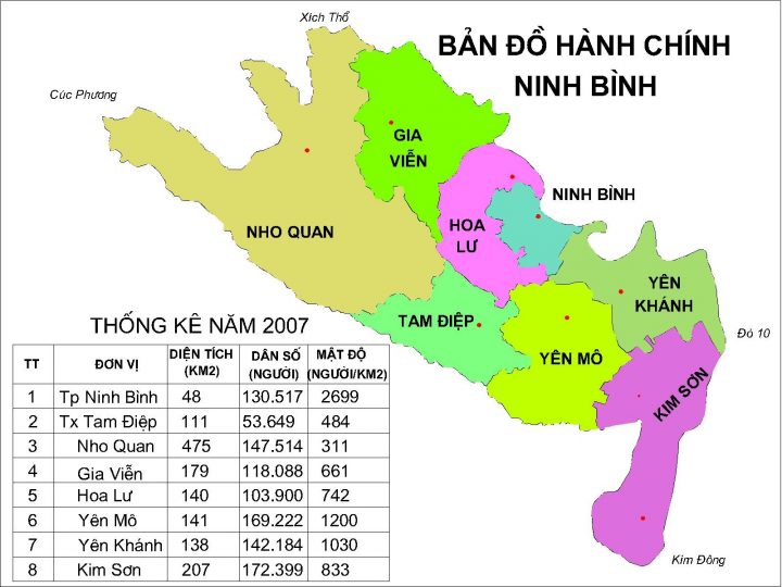 Translation: The Hoa Lu Ninh Binh map in 2024 will be an attractive destination for those who love culture and history. With ancient and stunning architectural structures, you can even discover the portraits of the kings who once ruled the country. Hurry up and get this map to experience an amazing journey to Ninh Binh in 2024.