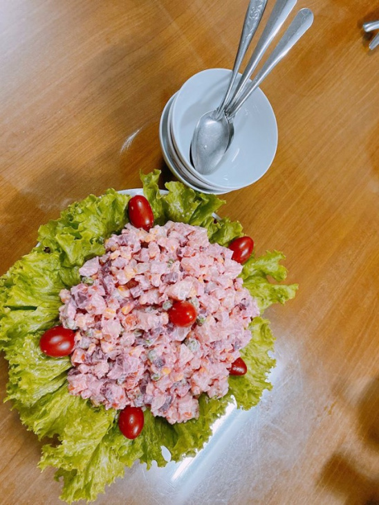 salad, hướng dẫn chi tiết cách làm salad nga hấp dẫn chuẩn vị