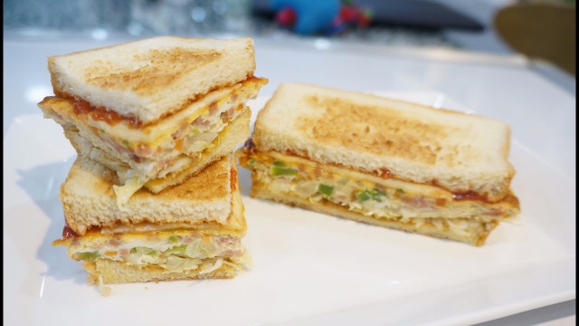 đồ ăn sáng, món ăn sáng, sandwich, cách làm bánh sandwich “lạ miệng” cho bữa sáng dinh dưỡng