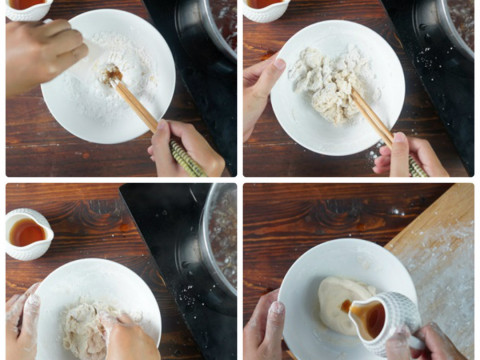 cách nấu chè, món chè mùa đông, hướng dẫn cách làm trân châu sợi dai giòn sần sật cực hấp dẫn
