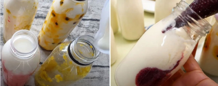 ẩm thực, mách bạn 3 cách làm sữa chua uống mát lạnh tại nhà, giải nhiệt mùa hè