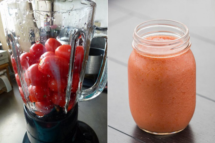 Hướng dẫn cách làm sinh tố cà chua ngọt thanh, bổ dưỡng