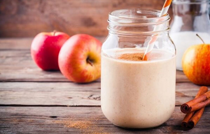 ẩm thực, hướng dẫn cách sinh tố táo sữa chua thanh mát, hấp dẫn