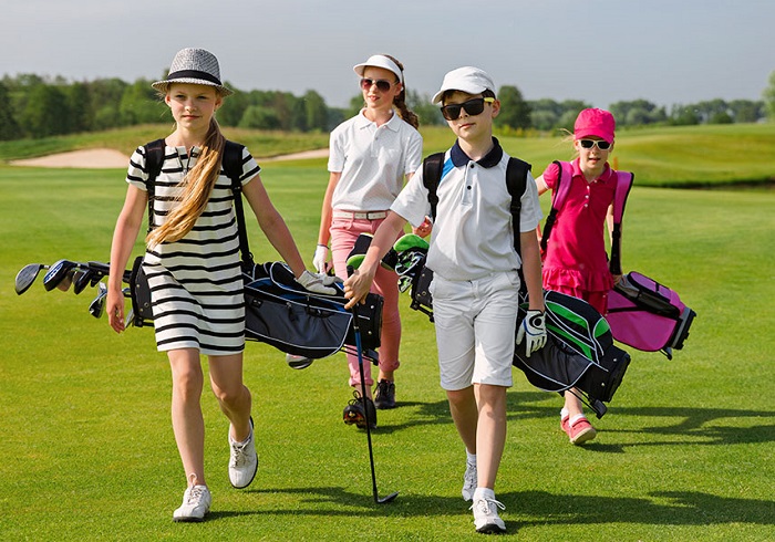 những điều bạn cần lưu ý khi để trẻ em chơi golf