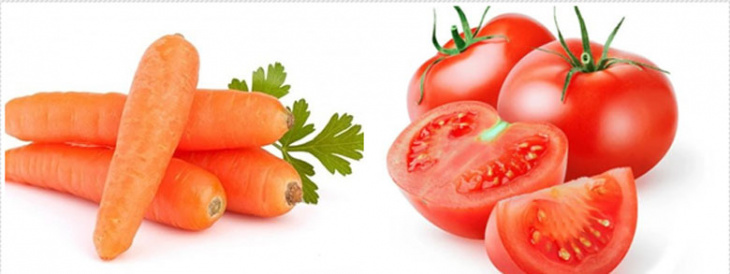 ẩm thực, cách làm nước ép cà chua cà rốt sáng mắt, đẹp da