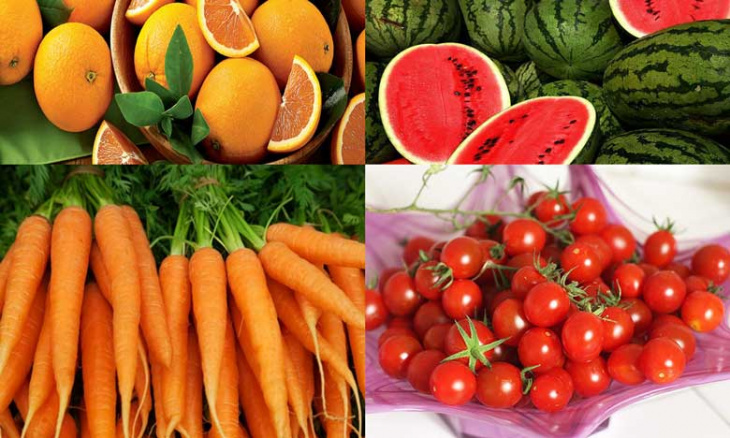 ẩm thực, hướng dẫn làm sinh tố chuối cà chua mix dưa hấu, cà rốt, cam