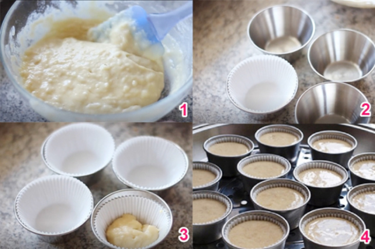 ẩm thực, hướng dẫn cách làm bánh cupcake bằng nồi chiên không dầu thơm ngon