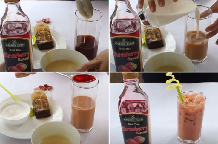 ẩm thực, hướng dẫn cách làm trà sữa trân châu vị dâu thơm ngon, bạn nên thử?
