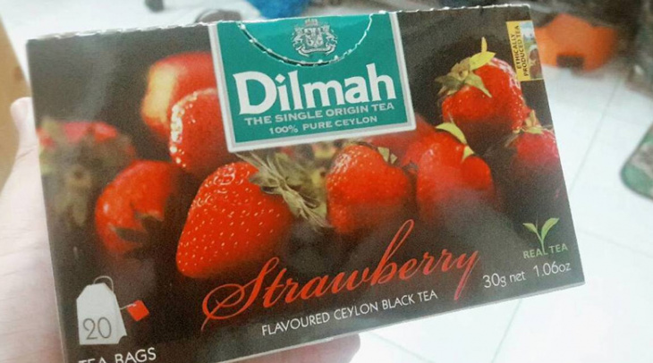 Hướng dẫn cách pha trà dilmah dâu thơm ngon, mát lạnh, giải nhiệt mùa hè