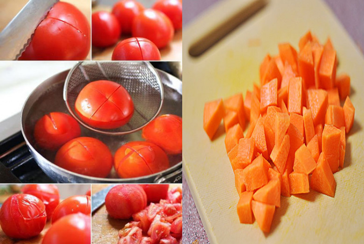 ẩm thực, công thức thực hiện sinh tố cà chua cà rốt đơn giản giúp đẹp da