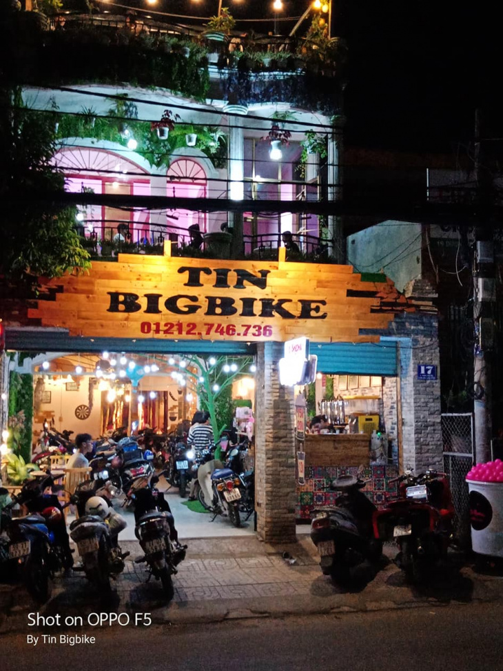 Tin Bigbike quán trà sữa có view đẹp chụp ảnh sống ảo tại quận 9