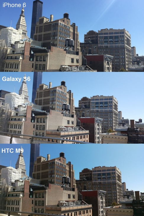 Camera của Top 3 smartphone iPhone 6, Galaxy S6 và HTC M9
