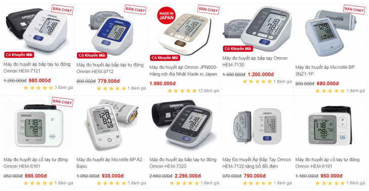 bình dương, máy đo huyết áp có giá, máy đo huyết áp giá rẻ, top 6 địa điểm mua máy đo huyết áp ở bình dương uy tín
