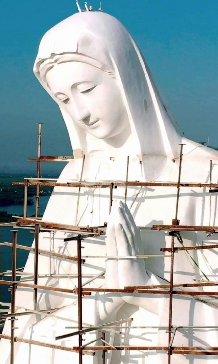 khám phá, trải nghiệm, tượng đức mẹ maria cao nhất việt nam trên đỉnh núi cúi, đồng nai
