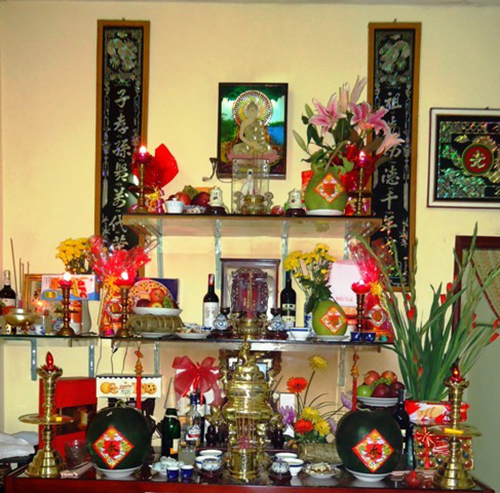 Bố trí ban thờ Phật trong nhà chuẩn phong thủy