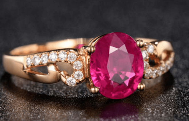nhẫn ruby, có nên chọn nhẫn ruby làm nhẫn cưới không? xu hướng trang sức cưới 2020