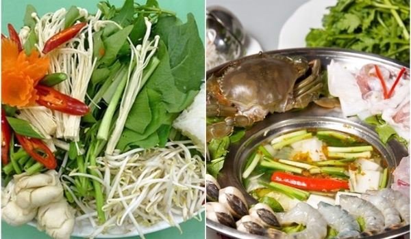 ẩm thực, món ngon, lẩu hải sản ăn rau gì? 10 loại rau ăn với lẩu hải sản ngon hết sẩy