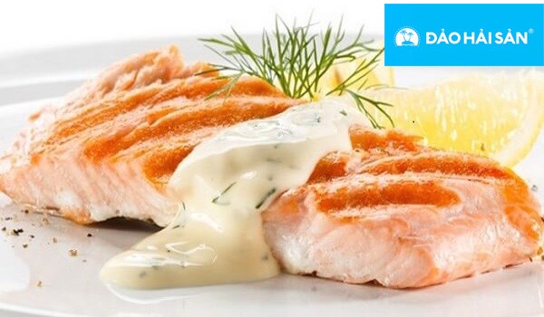 ẩm thực, món ngon, cách làm món cá hồi áp chảo sốt mayonnaise béo ngậy tại gia