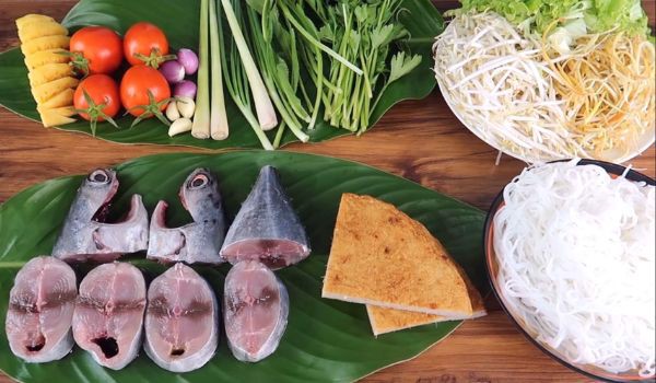 ẩm thực, món ngon, cách nấu bún cá ngừ nha trang đậm chất miền trung ngon ngay tại nhà