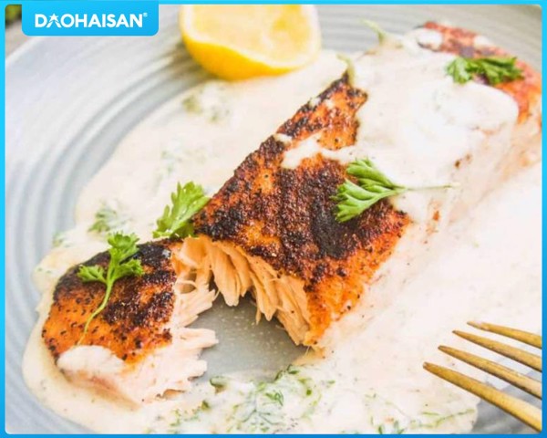 ẩm thực, món ngon, hướng dẫn làm món cá hồi sốt phô mai thơm ngon béo ngậy