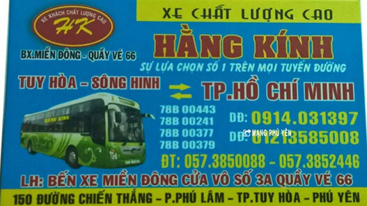 Di Chuyển, Xe Khách, Xe Phú Yên