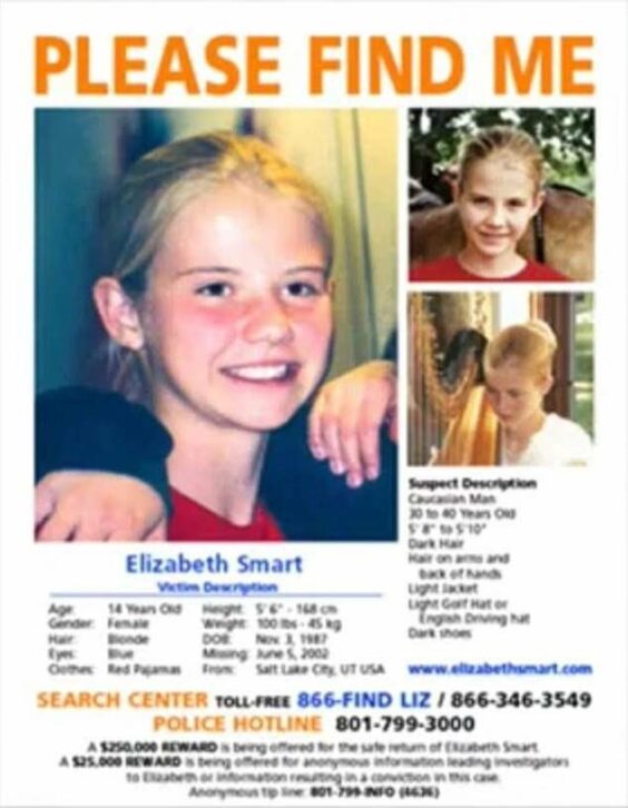 Vụ án Elizabeth Smart: cô bé 14 tuổi bị bắt cóc và lạm dụng suốt 9 tháng