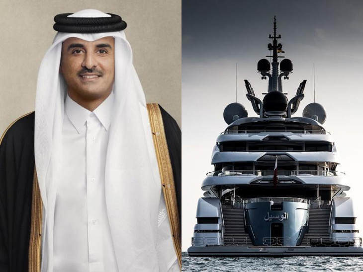 Siêu du thuyền được mệnh danh 'dinh thự nổi' của Quốc vương Qatar