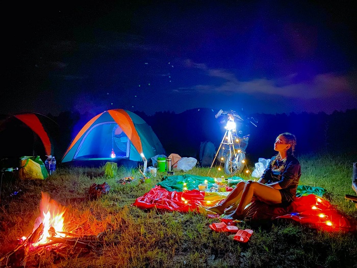cắm trại đêm ở hồ dầu tiếng, khám phá, trải nghiệm, kinh nghiệm cắm trại đêm ở hồ dầu tiếng vui chơi ‘banh nóc’
