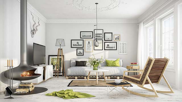Thiết kế nội thất phong cách Bắc Âu cho không gian sống hiện đại