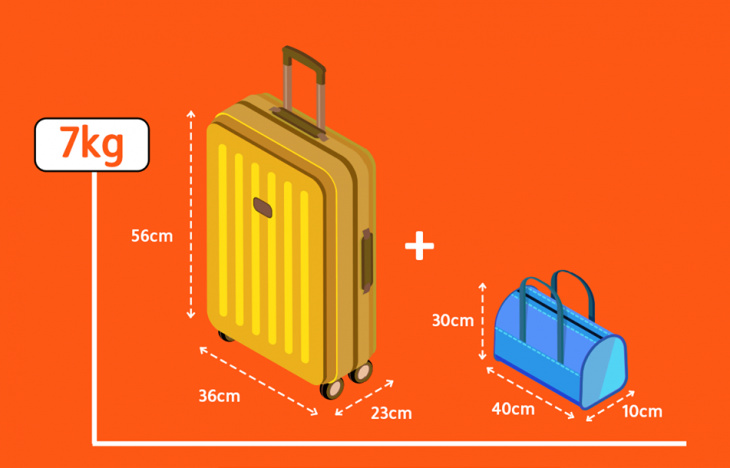 Quy định kích thước hành lý American Airlines khi đi máy bay