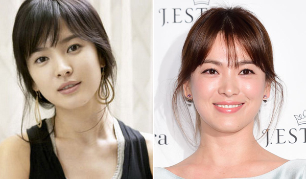 4 cách thay đổi với tóc mái thưa của Song Hye Kyo