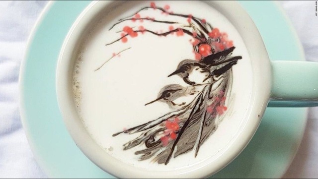 Nghệ nhân Hàn Quốc biến cà phê thành tác phẩm nghệ thuật