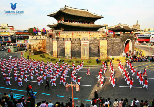 hàn quốc, văn hóa hàn quốc, độc đáo lễ hội hwaseong ở suwon hàn quốc