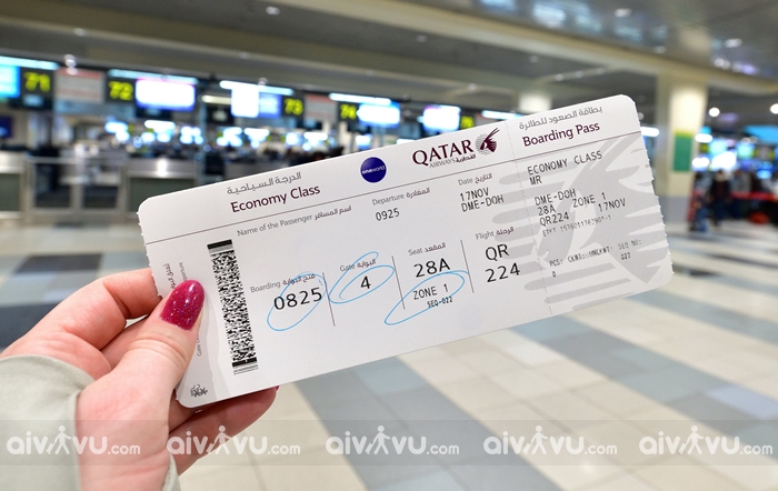 Hướng dẫn làm thủ tục lên máy bay Qatar Airways