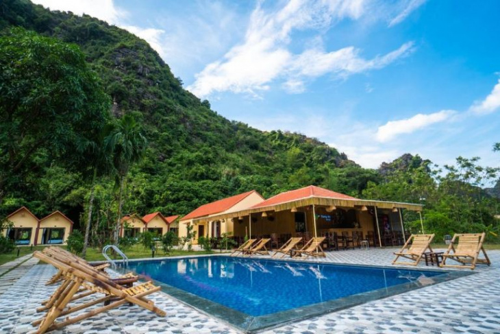 Homestay Ninh Bình | Giá rẻ, có bể bơi chung và BBQ ngoài trời