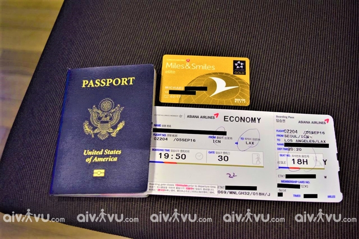 Quy định giấy tờ tùy thân khi đi máy bay Asiana Airlines cập nhật mới nhất