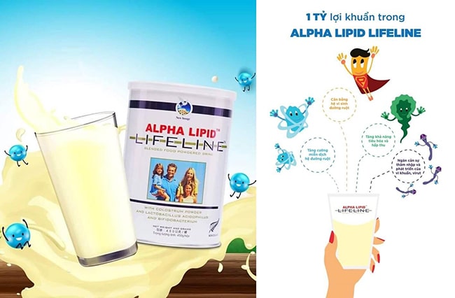 ẩm thực, món ngon, liều lượng và cách pha sữa alpha lipid theo nhà sản xuất