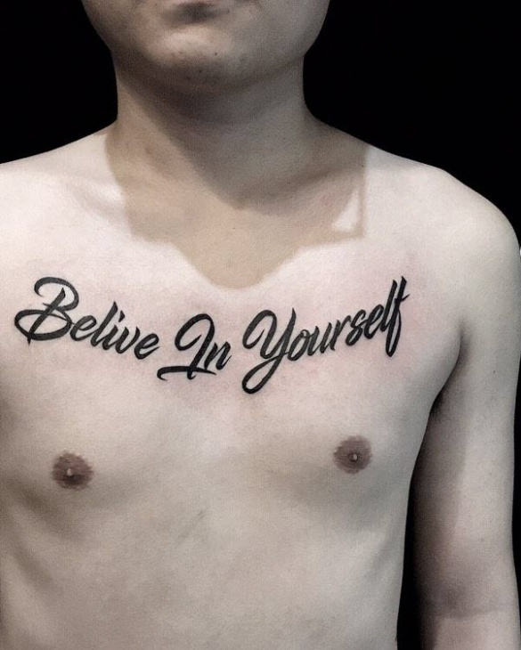 Top 15 Hình Xăm Chữ Believe In Yourself  Tattoo Tiếng Anh Đẹp