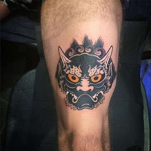 Thái Mèo Tattoo  Hình xăm mặt quỷ Hanya Theo quan niệm của người xưa quỷ  là hiện thân của cái tàn ác xấu xa Khi gắn với hình tượng này người