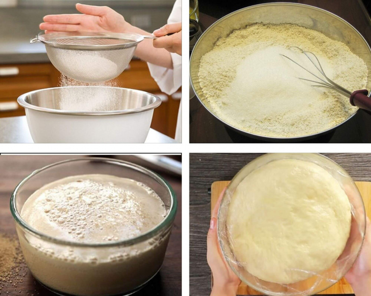 bữa sáng, món bánh, cách làm bánh tiêu sầu riêng bên ngoài vàng trong mềm ngọt