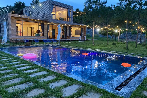 homestay, top 7 villa sơn tây đẹp, có bể bơi, sân vườn rộng